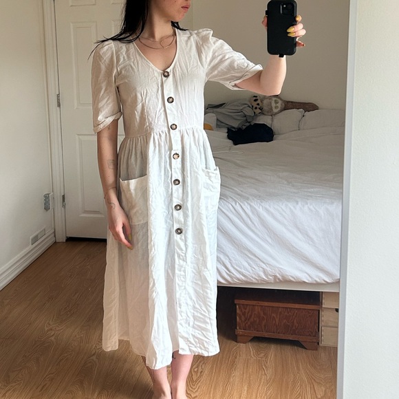 Cream Dress &Another - Picture 3 of 6